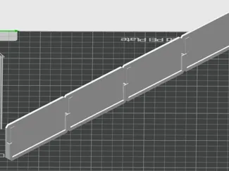 4-in-a-row short filament swatch holder