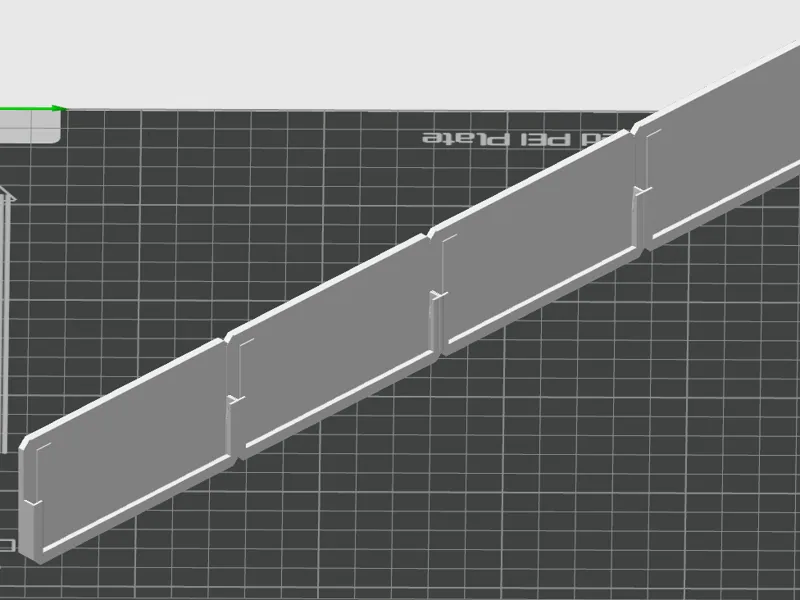 4-in-a-row short filament swatch holder