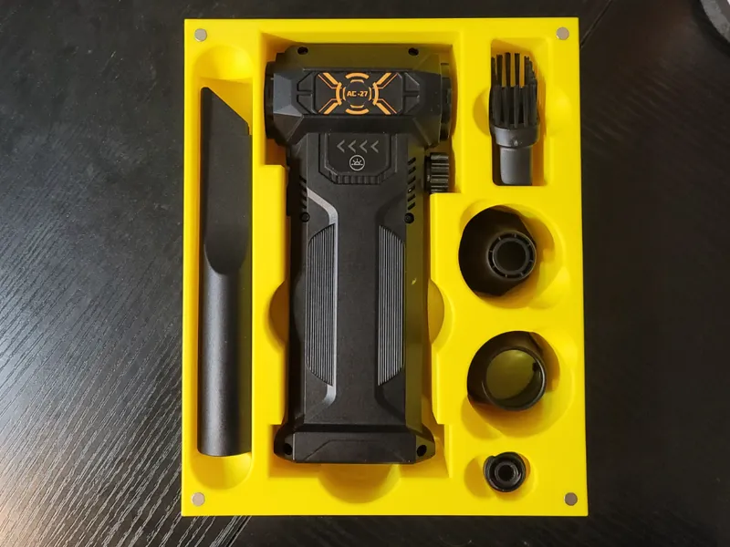 Organizing case for AC-27 electrical duster