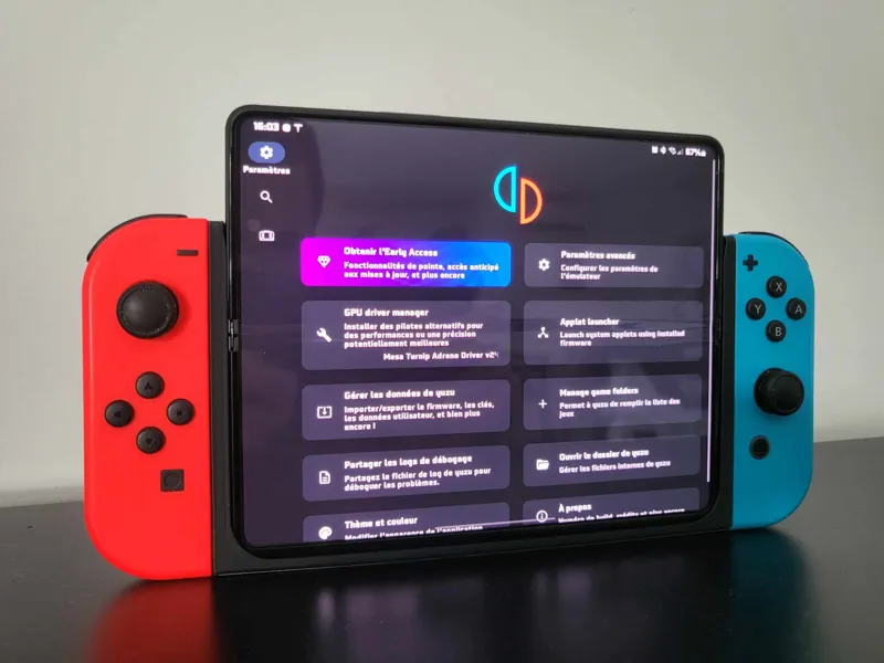 Joycon Grip for Galaxy Z Fold 3