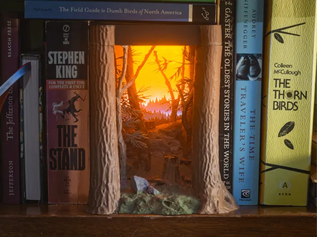 Ozark Mountain Sunset Book Nook