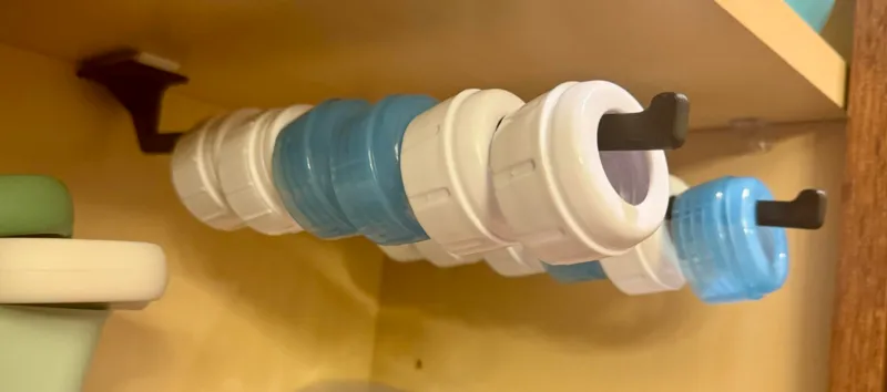 Baby Bottle Ring Holder - Organizer