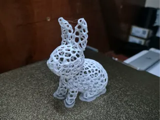 Easter bunny voronoi
