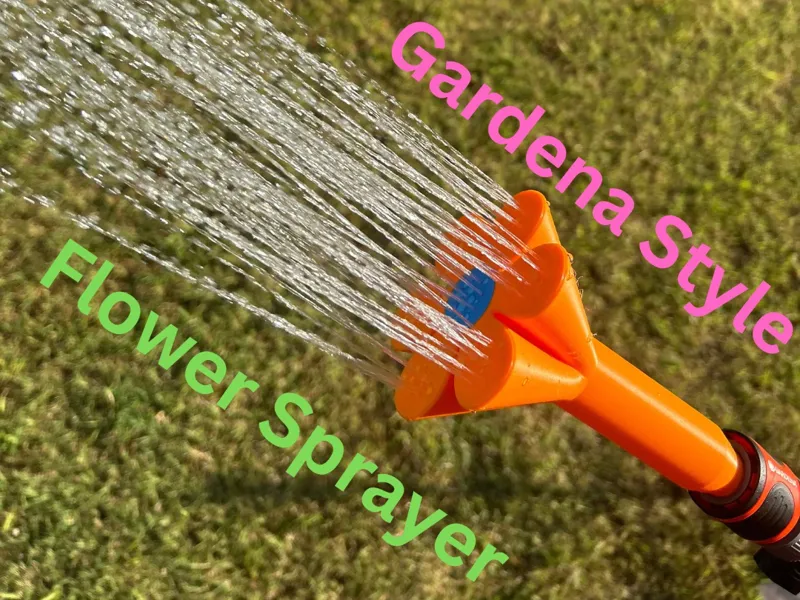 Gardena Flower Garden Hose Wand Sprayer Nozzle