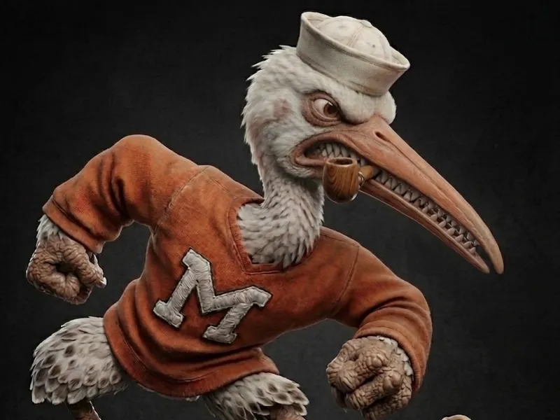 Sebastian the Ibis (Miami Hurricanes Mascot)