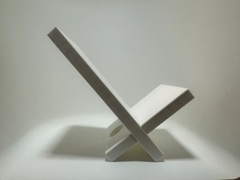 Two-Piece Phone Stand with Charging Port