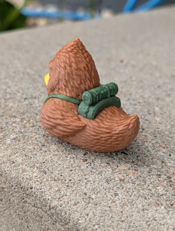 Modelo para impresión 3D: Bigfoot Duck - Sasquatch Rubber Duck - Myth Ducks — vista de referencia 5