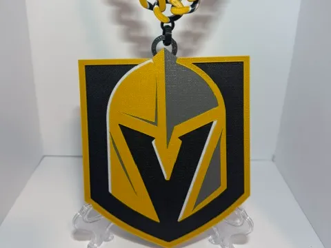 Vegas Golden Knights hype chain pendant