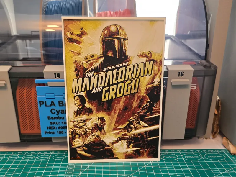 Star Wars: The Mandalorian and Grogu - Hueforge