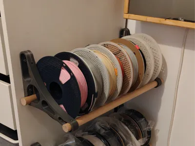 Filament Rack Bracket - Organic Shape