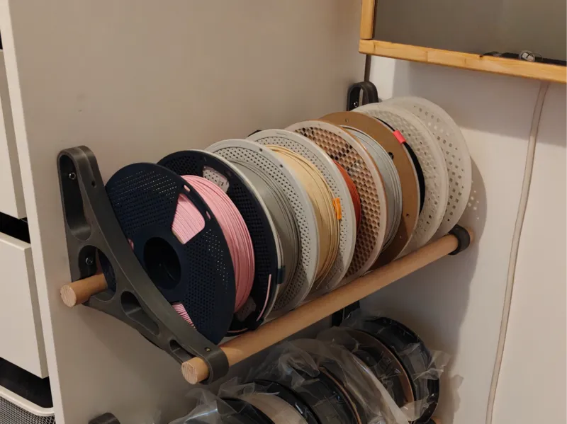 Filament Rack Bracket - Organic Shape