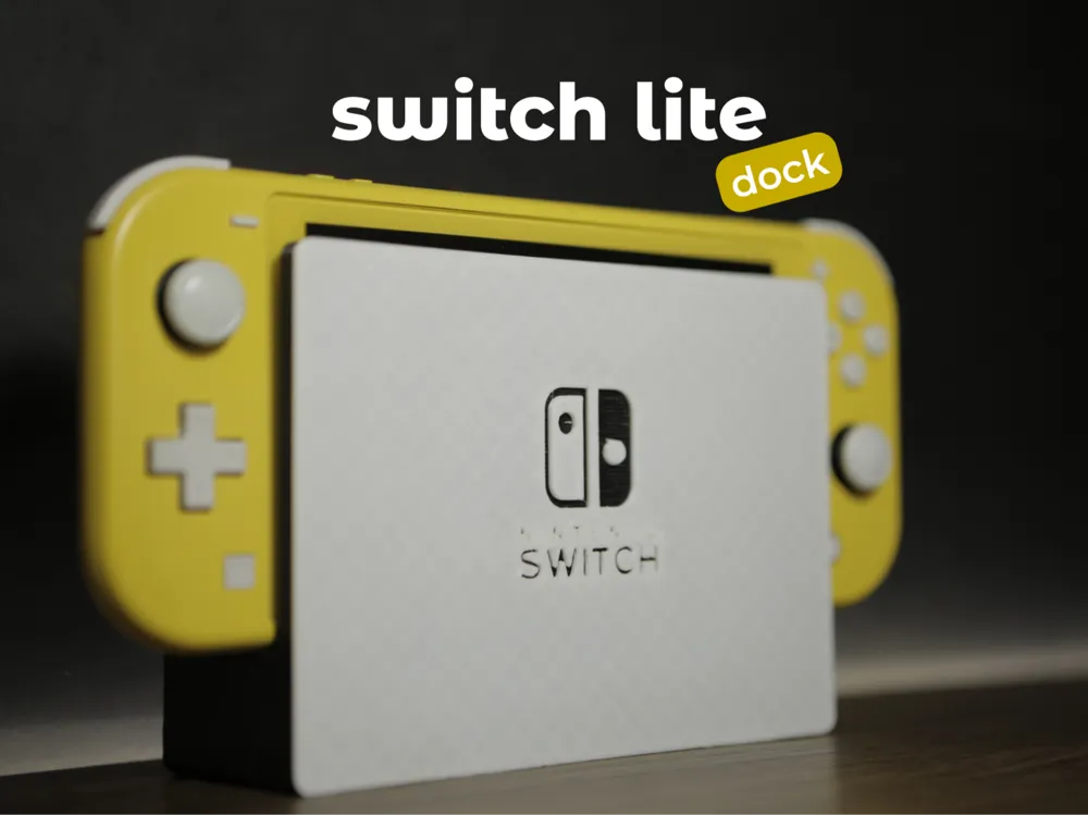 Nintendo Switch Lite Charging Dock - Free 3D Print Model - MakerWorld