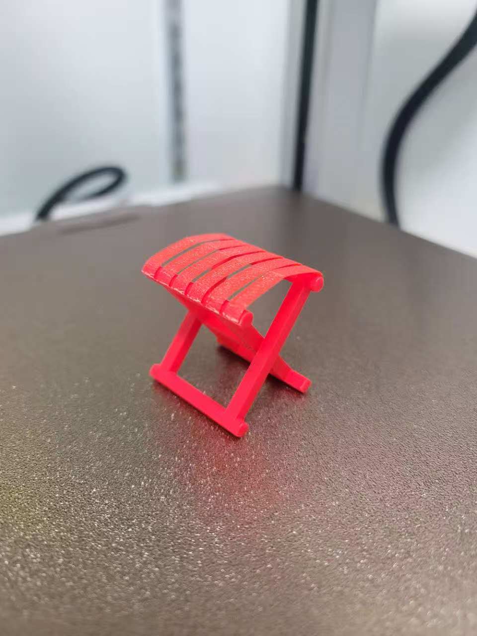 Miniatura 1 do modelo 3D 1/10 一体打印中式折叠马扎