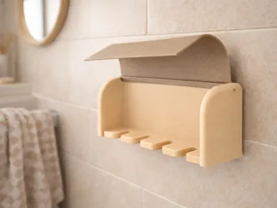 CleanDock Toothbrush Holder