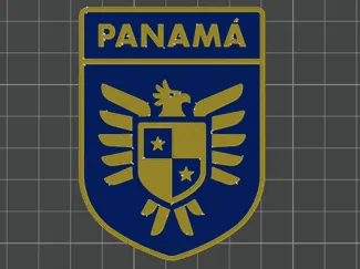 Escudo Dorado / Azul Marino