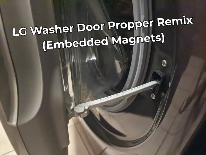 LG Washer Door Propper (Embedded 6x2 Magnets)