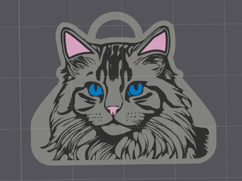 Cat Keychain
