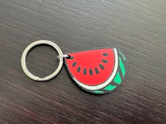 Porte-clés tranche de pastèque