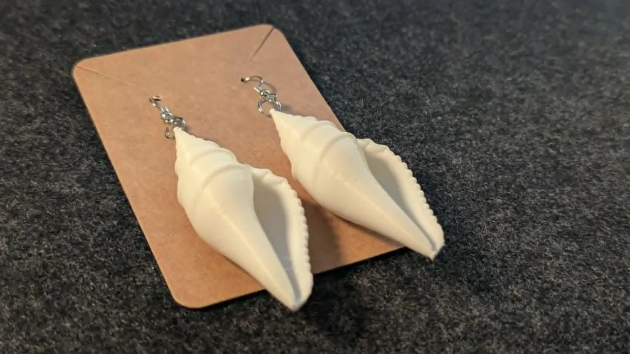 Ocean Whisper Shell Earrings view 3
