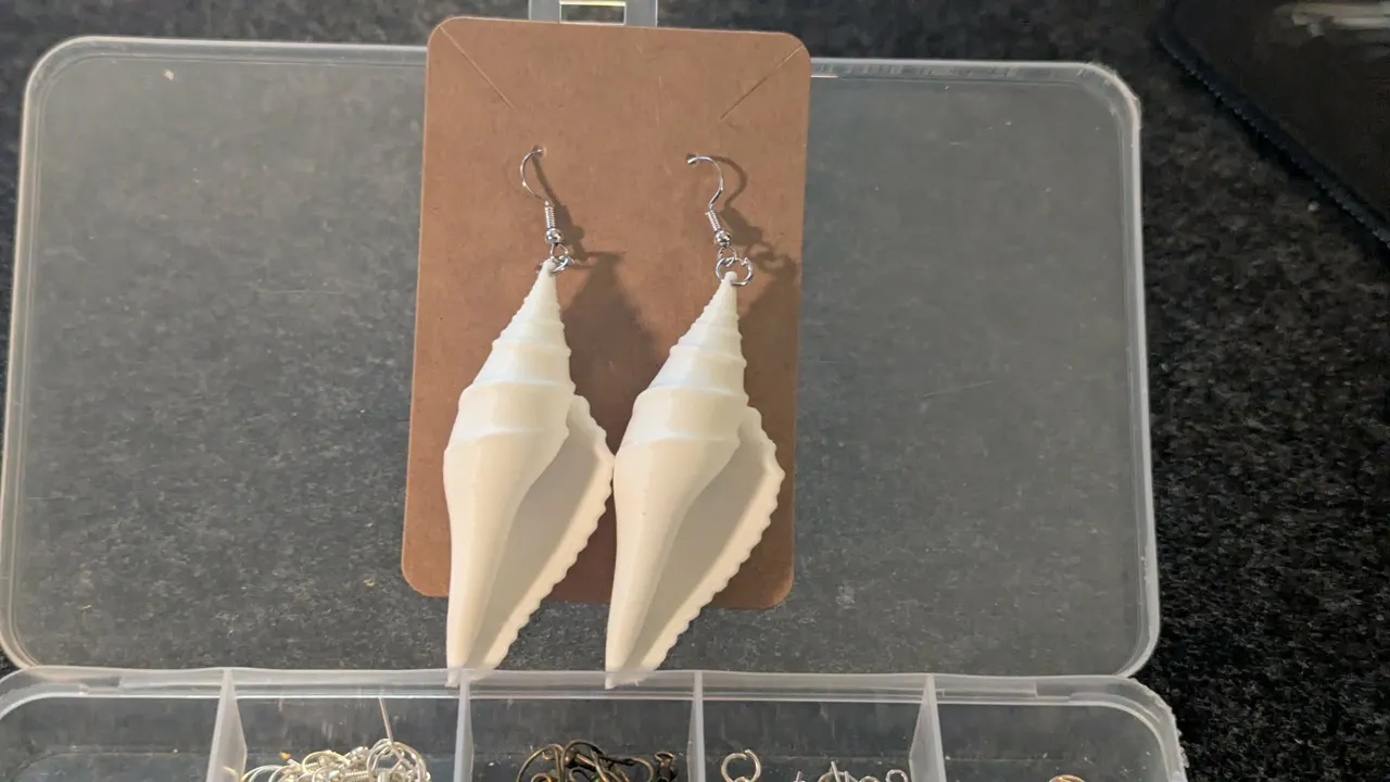 Ocean Whisper Shell Earrings view 4