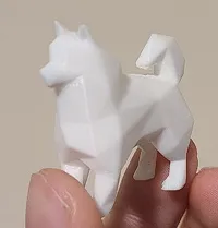Samoyède low poly — photo 1