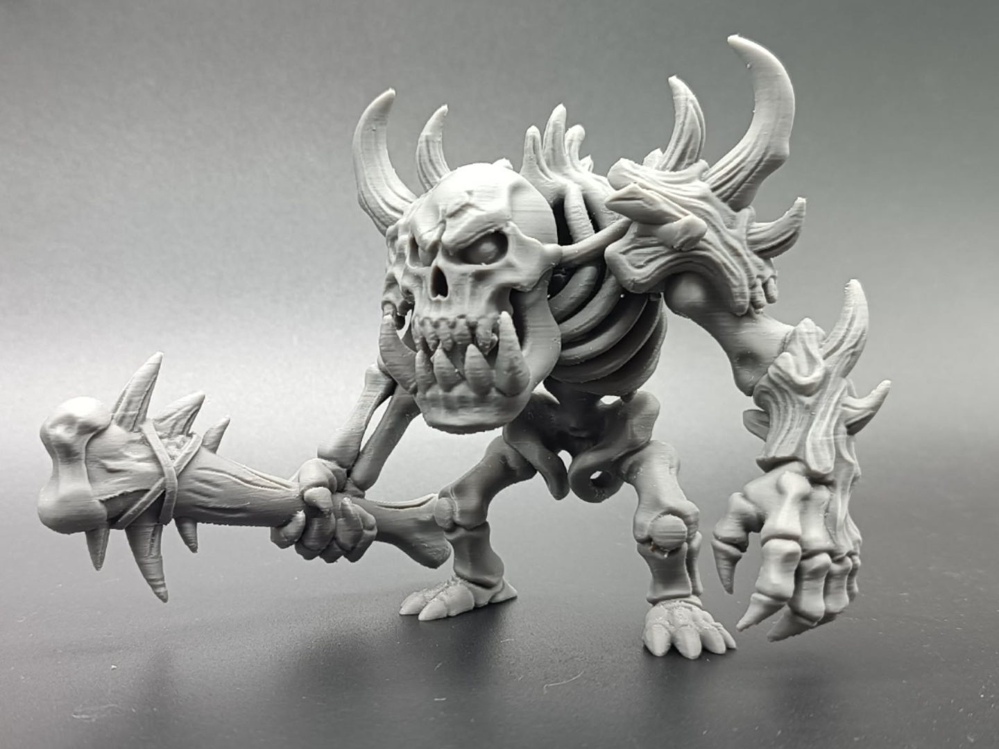 Skeletal Troll Warrior - Undead Bone Troll