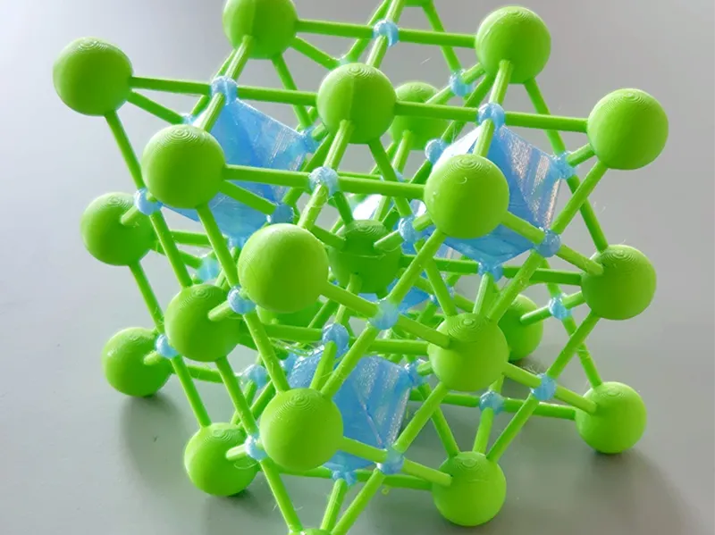 Crystal structre of Mg2IrH6 (superconductor)