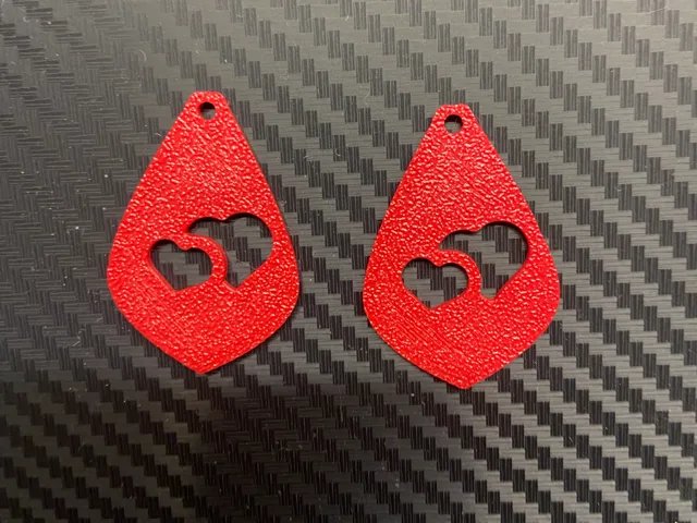 Heart earrings