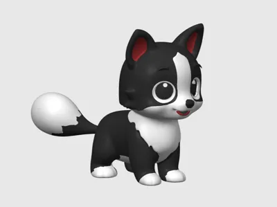 Super tiny border collie