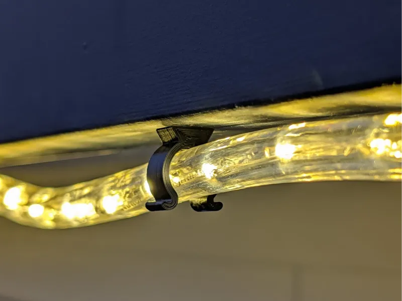 1/2" Rope Light Clip