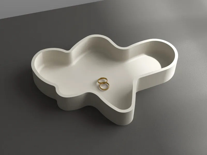 Aesthetic Irregular Shape Tray #2