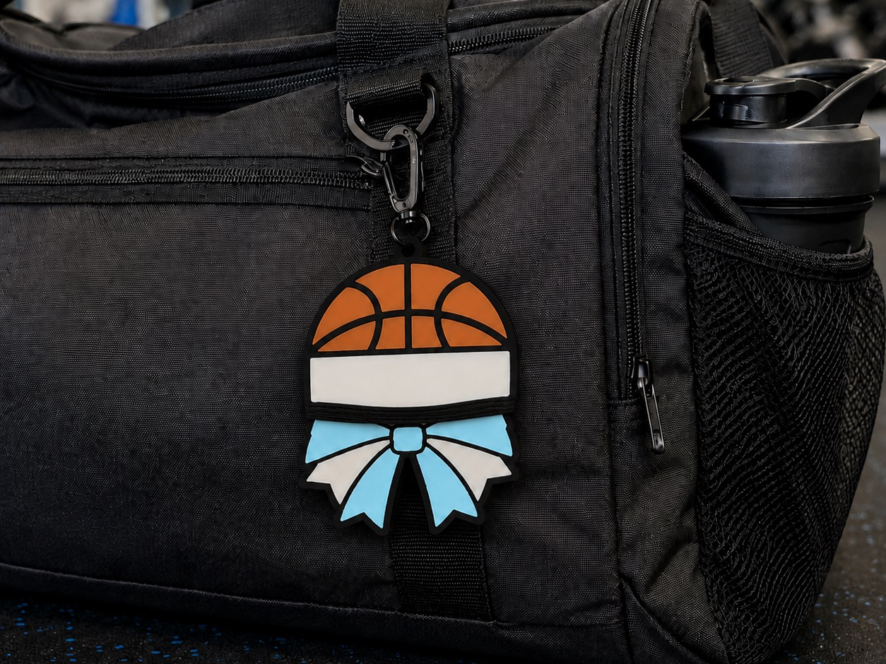 Girls Basketball Hairband Keychain - 1