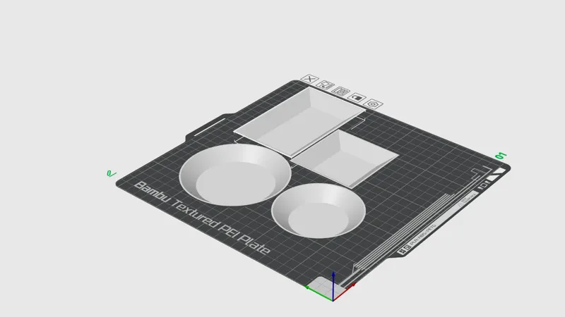 Quick print resin mix plates