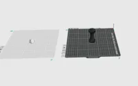 0.2mm layer, 2 walls, 15% infill Smaller/Faster