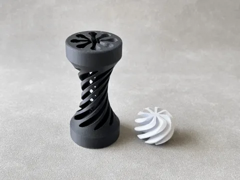 Vortex Ball Fidget – Spinning Core Twist Toy