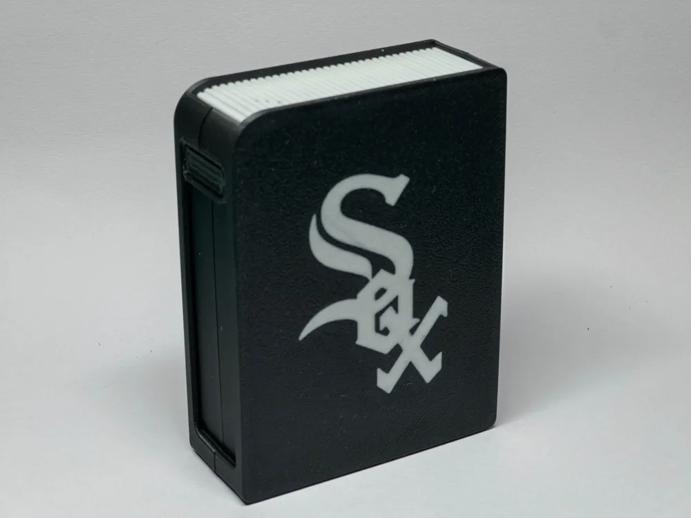 Baseball Card Box - Chicago White Sox - Free 3D Print Model - MakerWorld