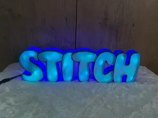 lampe prenom stitch