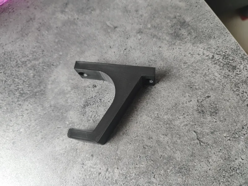 Bike helmet wall hook