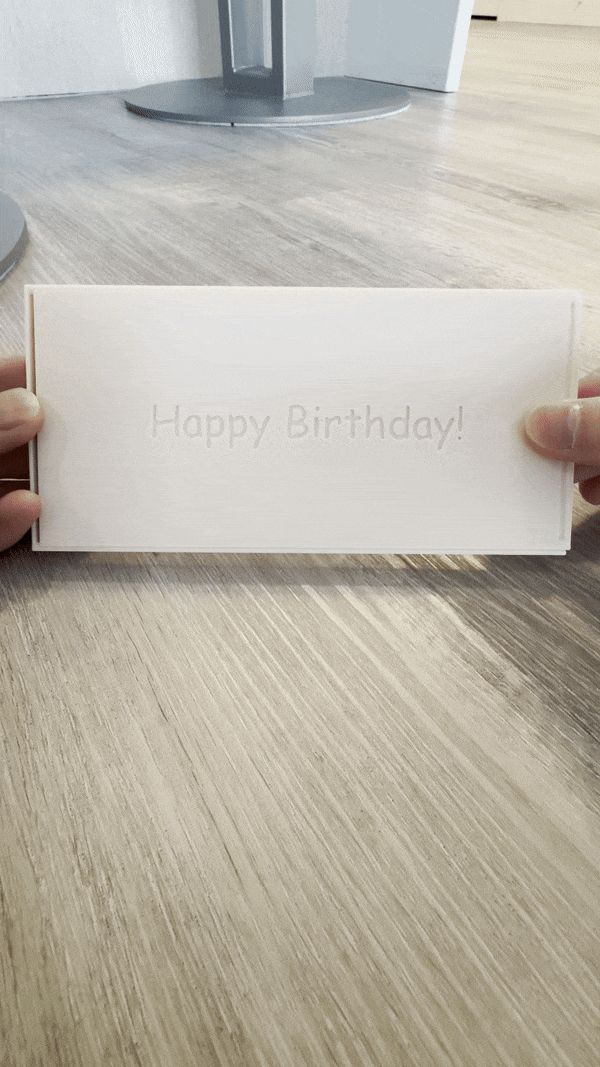 Cash Sleeve - Fun Gift Box Present