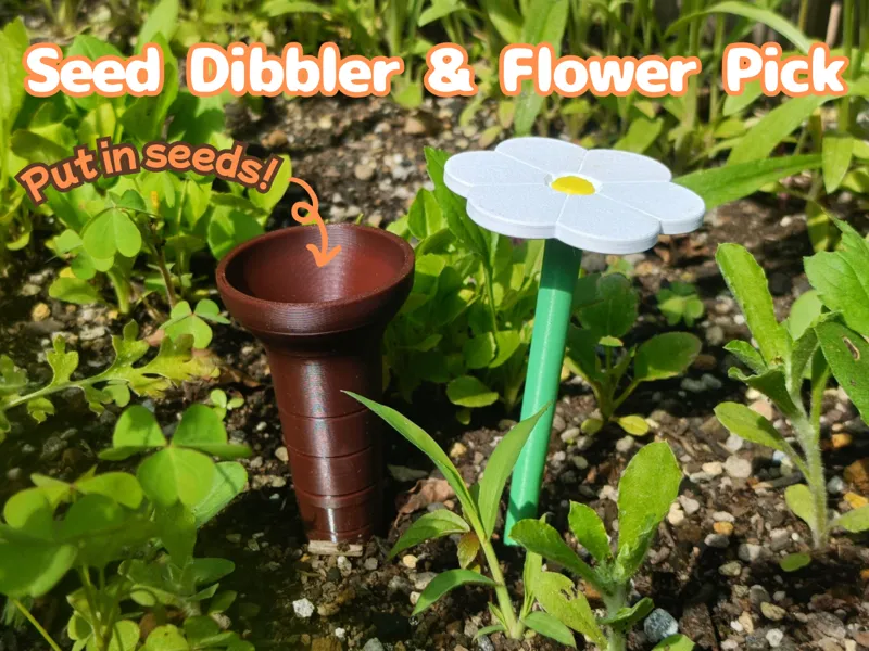 Seed Dibbler & Flower Pick