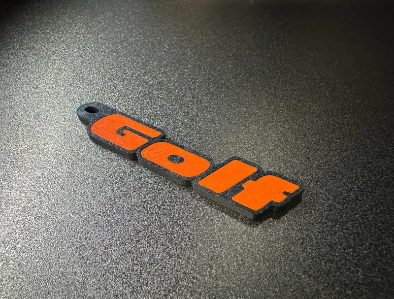 Volkswagen Golf Keychain