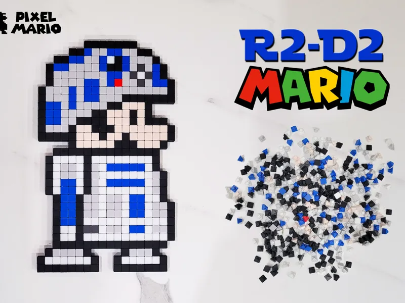 Pixel Mario - Edizione R2-D2