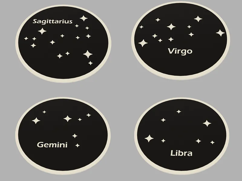 constellations coasters