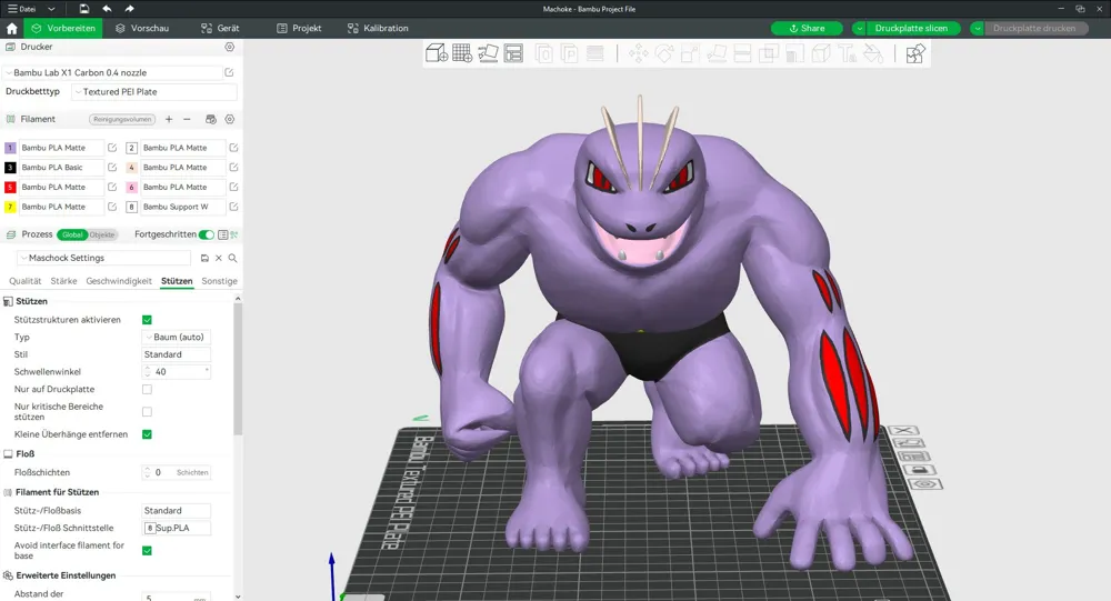 Multicolor Pokemon 061 to 075 (Gen 1) - Free 3D Print Model - MakerWorld