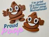 2 Proud Poop Magnets