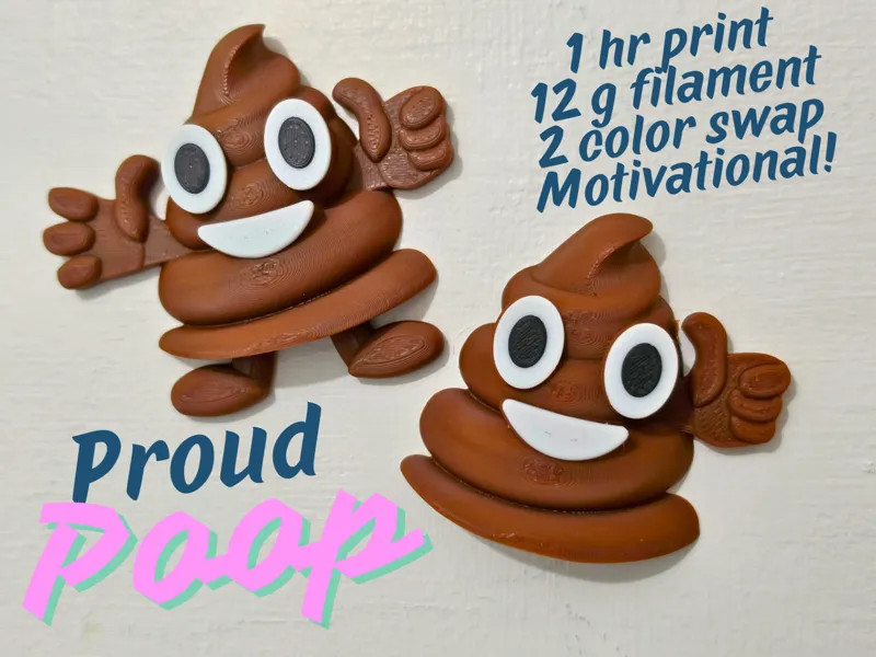 Proud Poop - Motivational Magnet
