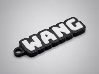 Name KeyChain Left Hole ( No AMS )