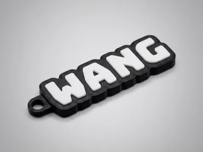 Name KeyChain Left Hole ( No AMS )
