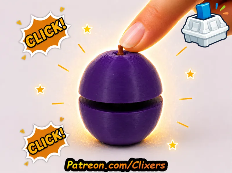 Passion Fruit Clicker Cute Fidget Toy