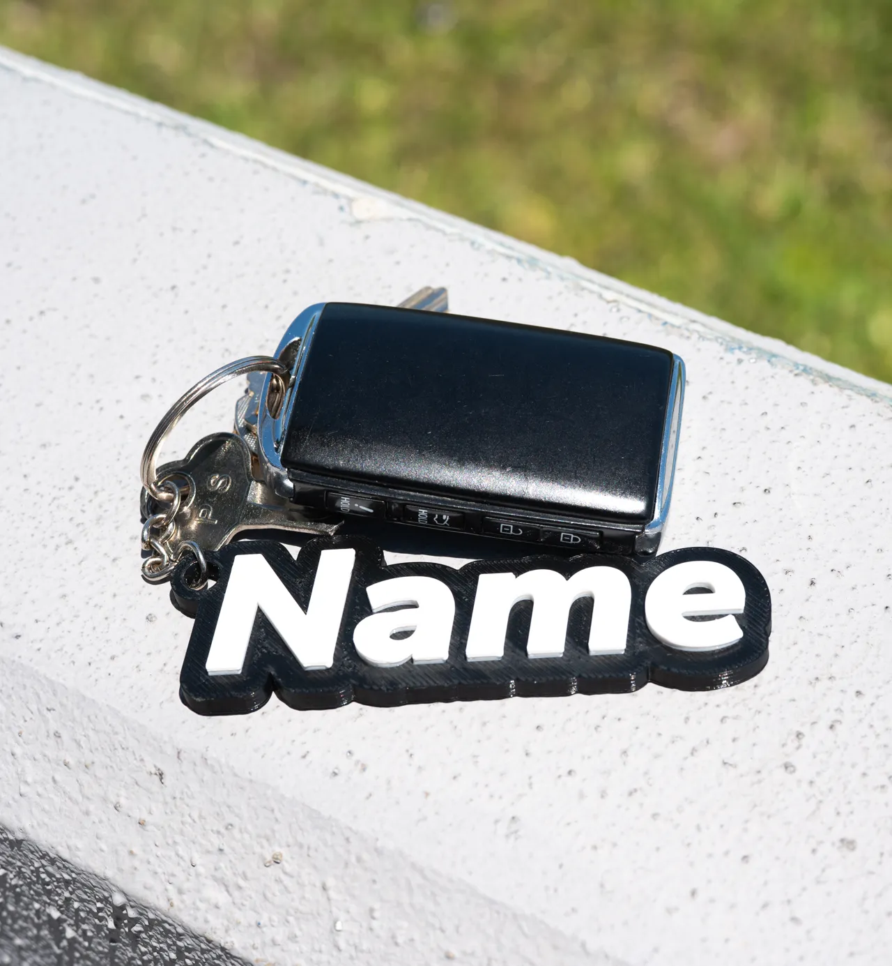 Parametric Customizable Name Keychain Creator view 3